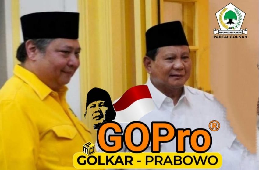 Relawan GoPro Optimis Pasangan Prabowo – Airlangga Bikin Indonesia Sejahtera