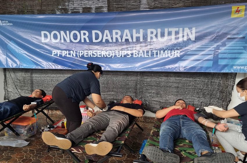 2 Tujuan 1 Aksi, PLN Gelar Donor Darah Rutin di 3 Lokasi