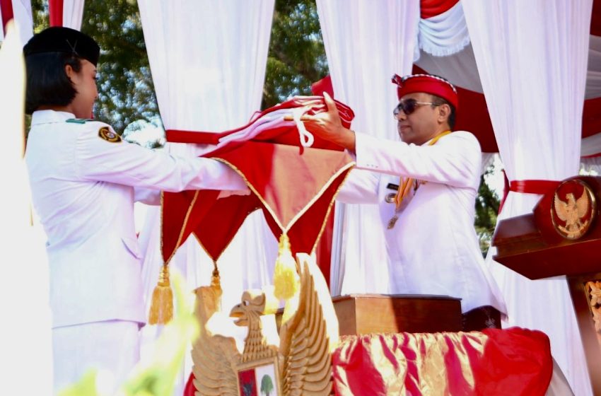 Walikota Jaya Negara Pimpin Apel Peringatan HUT ke-79 Proklamasi Kemerdekaan RI di Kota Denpasar