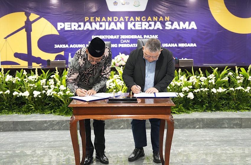 Perkuat Sinergi, DJP dan Kejaksaan Teken Kerja Sama