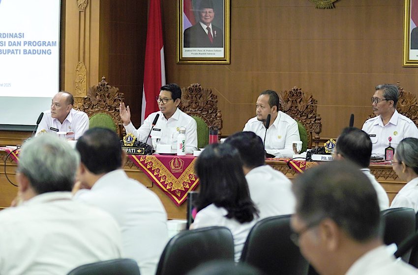 Rakor Penjabaran Visi-Misi, Bupati Badung Tekankan Fokus pada Infrastruktur dan Kesejahteraan