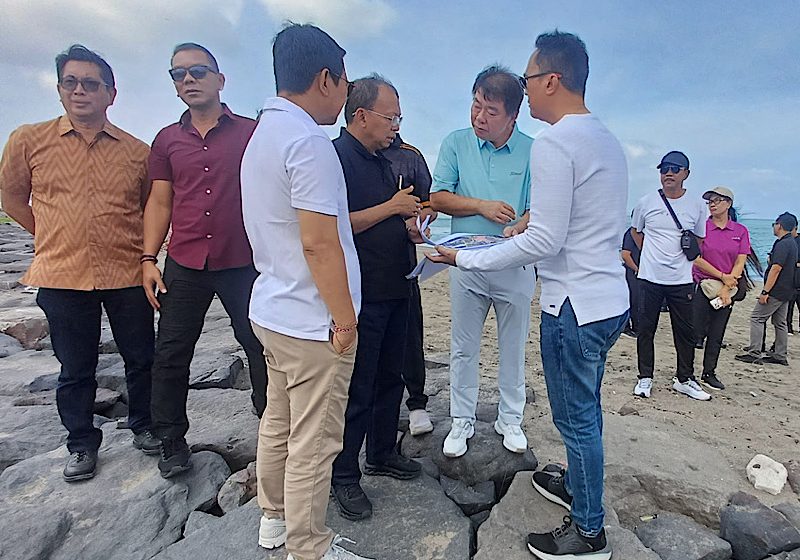  Bupati Badung & Gubernur Bali Sidak Proyek di Pantai Berawa
