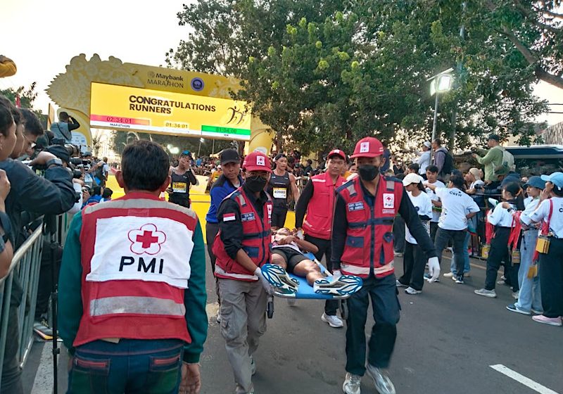  PMI Bali Turunkan 350 Personel Kawal Maybank Marathon 2025