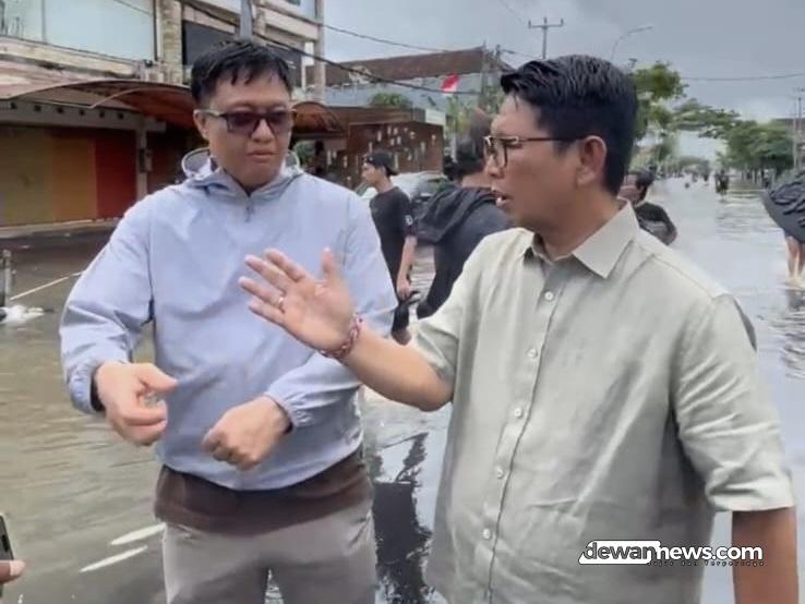  Bupati Adi Arnawa dan Wabup Alit Sucipta Kawal Penanganan Banjir