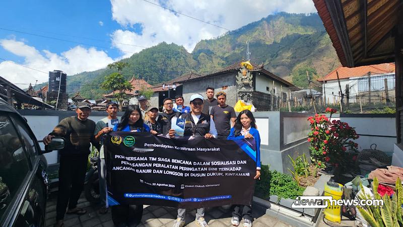 Cegah Bencana, Warmadewa Tanamkan EWS Longsor Berbasis IoT di Bangli