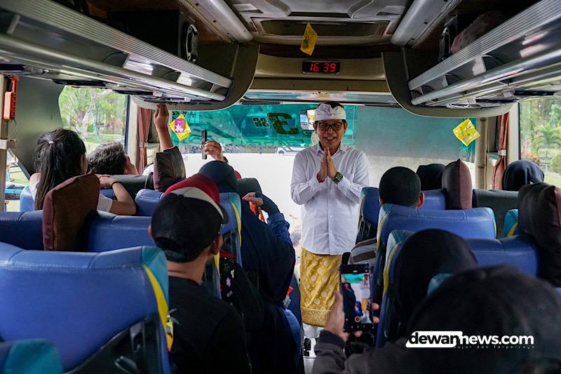  Mudik Gratis Badung 2026, Bupati Adi Arnawa Berangkatkan 15 Bus Pemudik