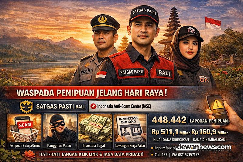  Satgas PASTI Bali Ingatkan Warga Waspada Penipuan Jelang Hari Raya