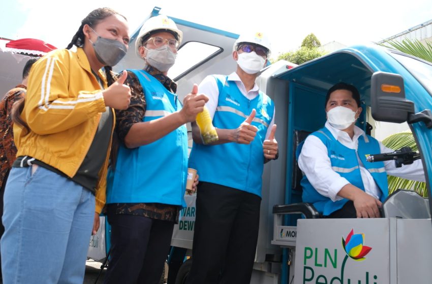  UMKM Binaan PLN Jualan Bakso Keliling Bangli Pakai Gerobak Ramah Lingkungan