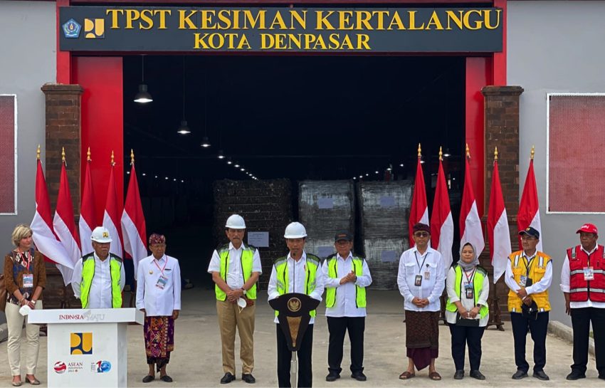  Presiden RI Joko Widodo Resmikan TPST Kota Denpasar 