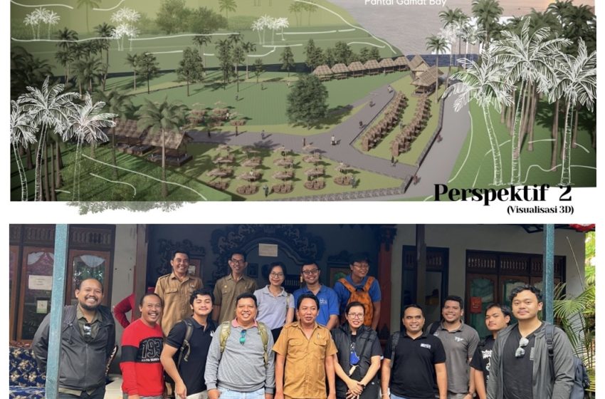 Akademisi, Mahasiswa dan Desa Sakti Berkolaborasi Rancang Commercial Center Gamat Bay Bertema Vernakular Nusa Penida