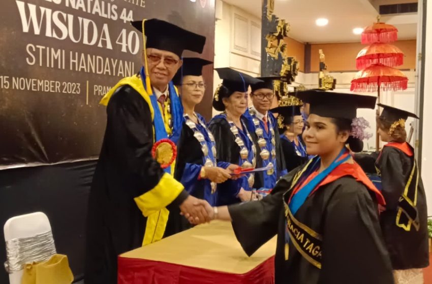  Lahirkan Lulusan Siap Kerja, STIMI Handayani Denpasar Lepas 230 Wisudawan