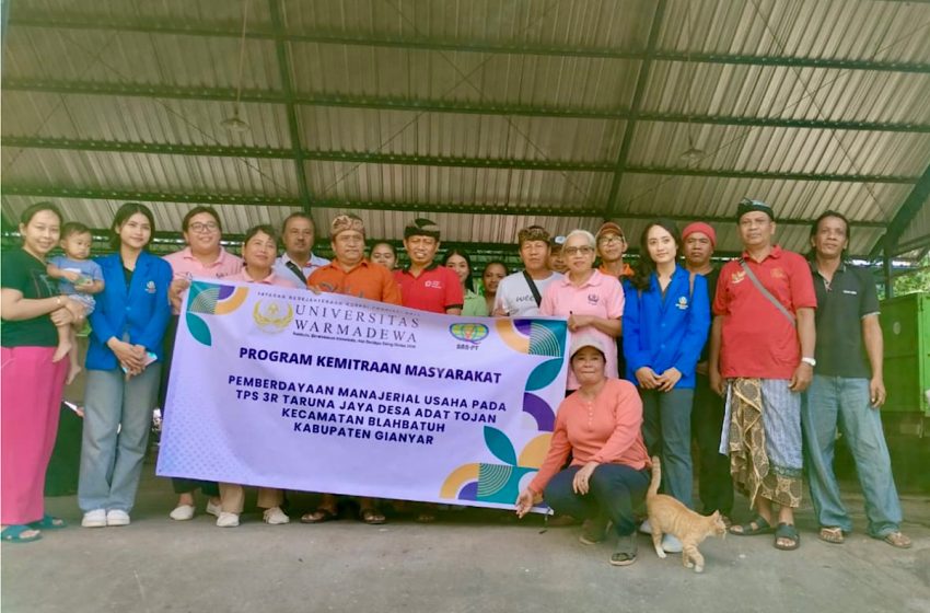 Unwar Dampingi Pemberdayaan Manajerial Usaha di TPS 3R Taruna Jaya