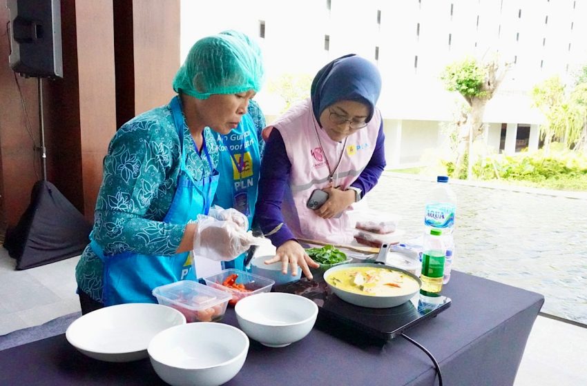 PLN Ajak PKK Se – Bali Masak Pakai Kompor Induksi Ramah Lingkungan