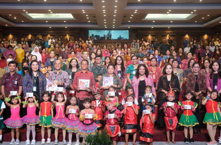  Ratusan Anak TK Di Kota Denpasar Ikuti Kegiatan Edukasi Keuangan Sejak Dini