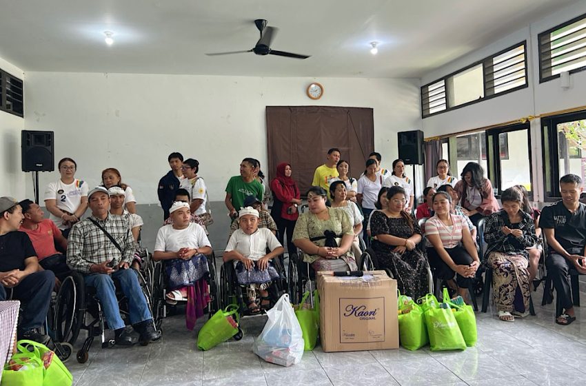  Peringati HUT Kemerdekaan RI ke-79, Yayasan Kaori Welas Asih Berbagi ke Penyandang Disabilitas