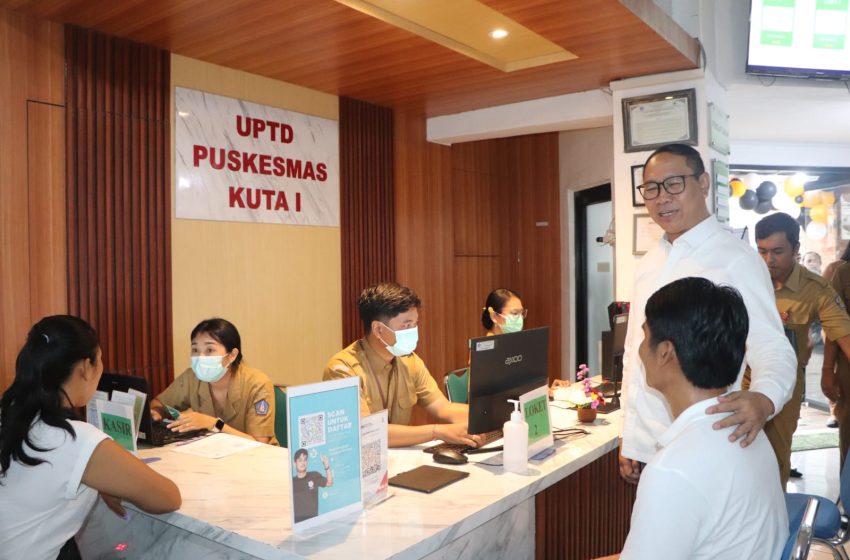  Wabup. Suiasa Pantau Program Nasional PKG di Puskesmas Kuta 1