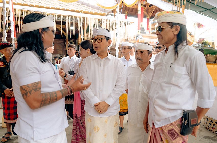  Bupati Adi Arnawa hadiri Karya Pitra Yadnya, Atma Wedana Desa Adat Petang