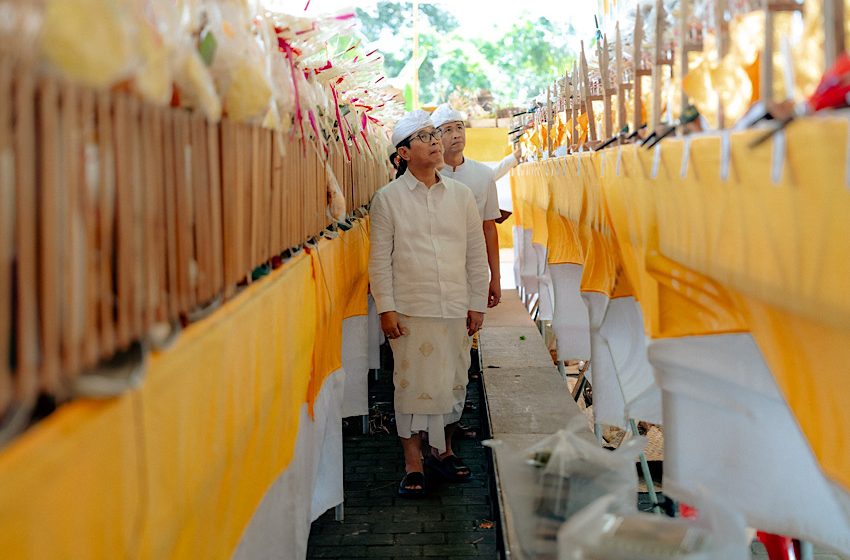  Bupati Badung Hadir di Upacara Yadnya Desa Adat Pangsan