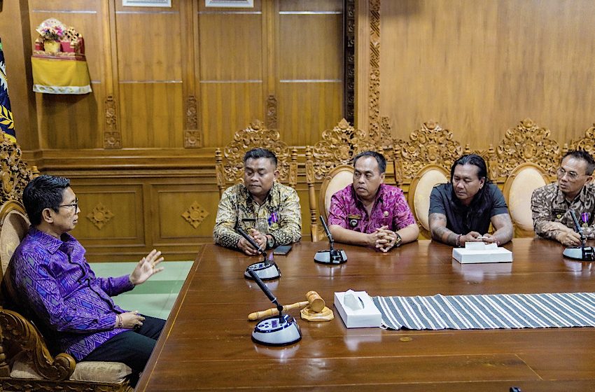  Infrastruktur & Sampah Jadi Fokus Diskusi Bupati Badung & Perbekel