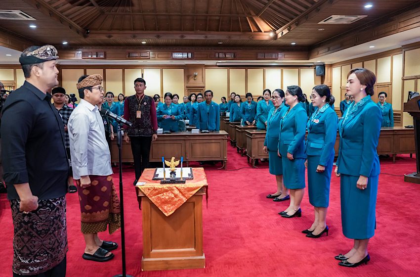 Bupati Adi Arnawa Lantik Pengurus Baru TP. PKK Badung 2025-2030