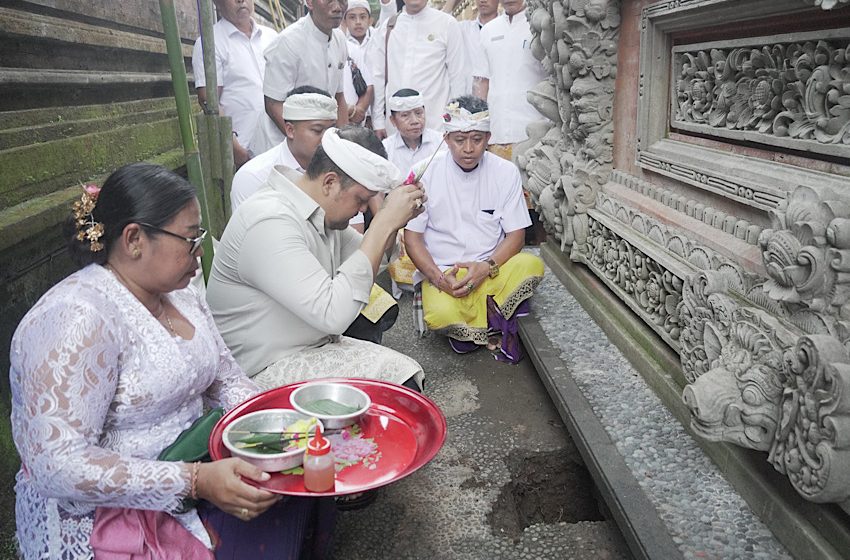 Rampung Dibangun, Wabup Hadiri Melaspas Agung di Pura Dalem Bebalang