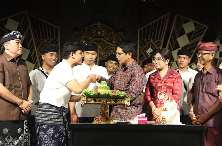  Momentum HUT STT Banjar Umopoh, Bupati Dorong Estafet Kepemimpinan Pemuda