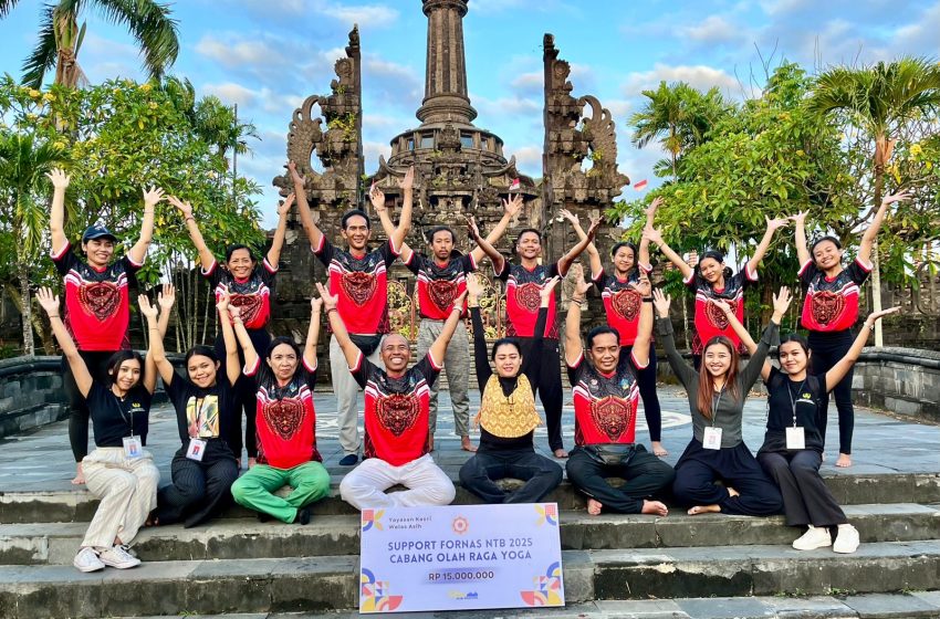 Prihatin Minimnya Dukungan, Winie Kaori Bantu Atlet Yoga Bali