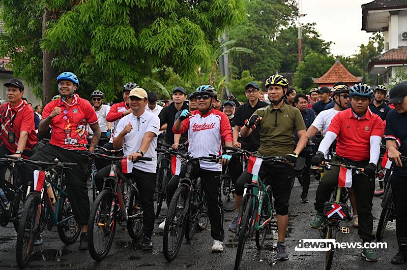 KPU Bali Gelar Gowes Perkuat Sinergi Pasca Pemilu 2024
