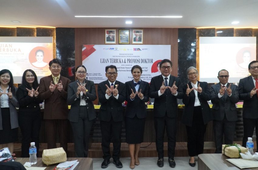  Cumlaude! Sri Puspadewi Angkat Disertasi Pemanfaatan Tanah Pesisir Bali