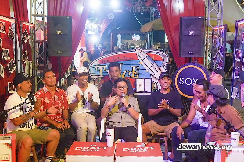  Bangkitkan Kuta Lewat Komunitas, Bupati Adi Arnawa Dukung Kuta Rock City Festival 2025