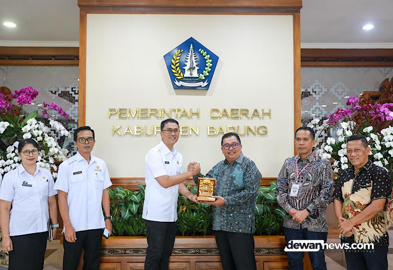  Sekda Badung Sambut Bupati Takalar, Perkuat Semangat Kebangsaan Generasi Muda