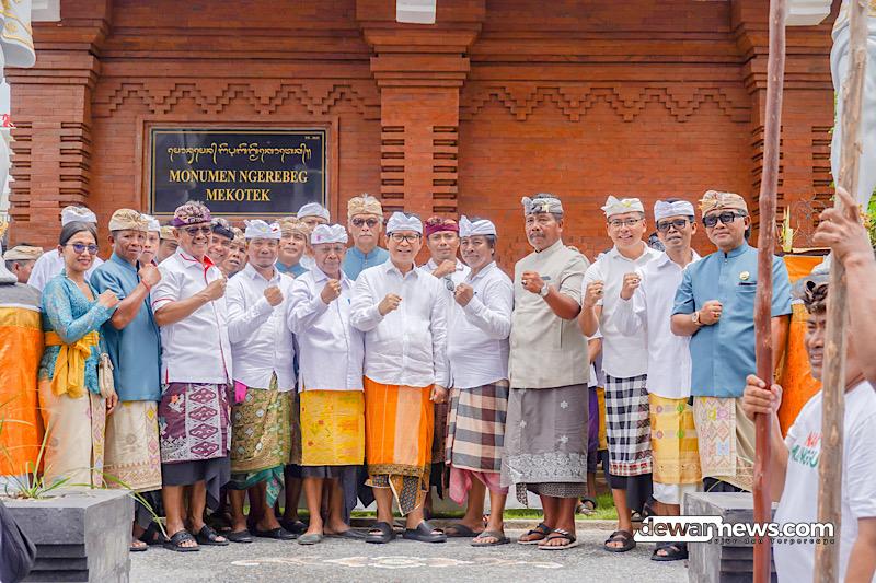 Bupati Adi Arnawa Resmikan Taman Mekotek, Simbol Lestarinya Tradisi Munggu