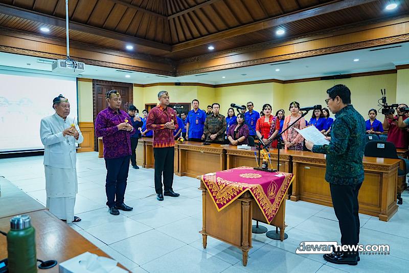  Direksi Baru Perumda MGS Dilantik, Bupati Badung Tekankan Peran Off-Taker Petani