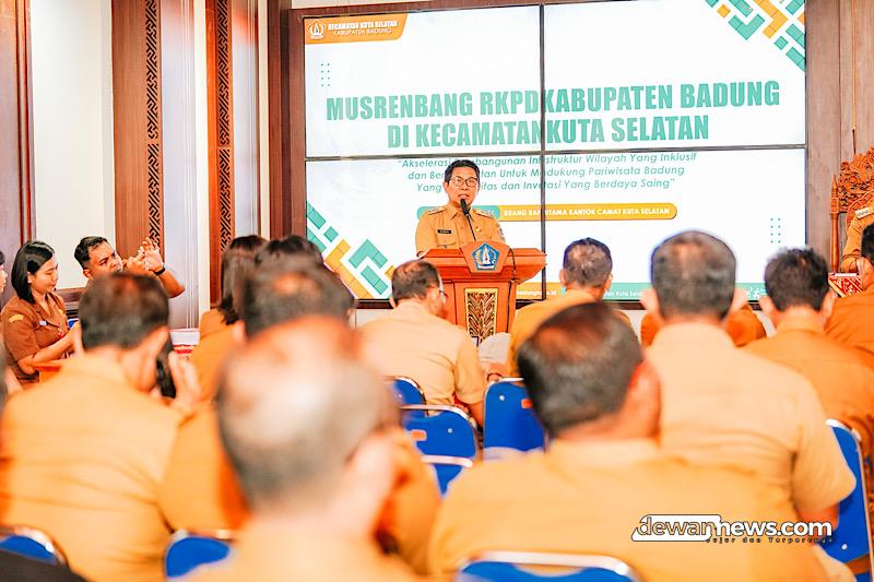  Musrenbang Kuta Selatan Dibuka, Bupati Siapkan Rp1,5 Triliun Atasi Macet