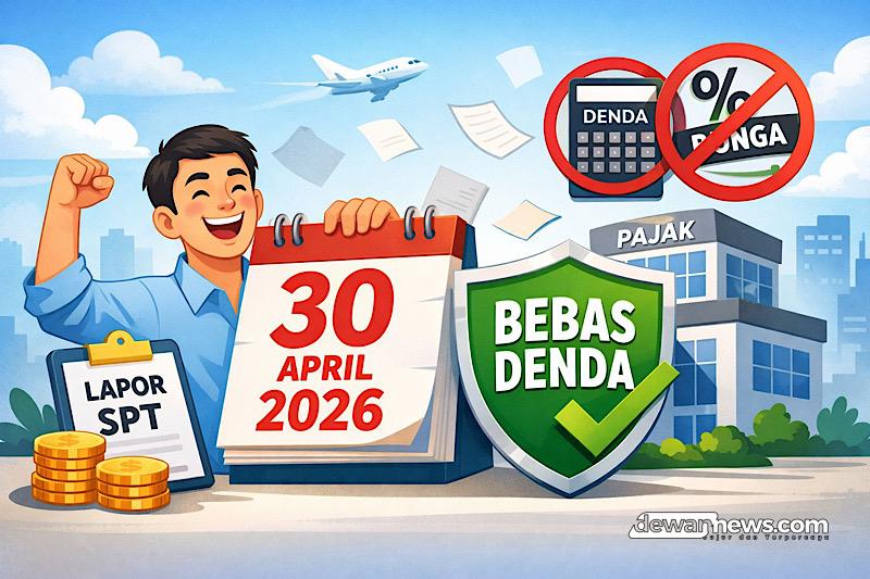  Kabar Gembira! Telat Lapor SPT 2025 Bebas Sanksi
