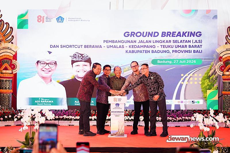  Kemacetan Badung Selatan Siap Diurai, JLS dan Shortcut Senilai 2,9 triliun Resmi Dibangun